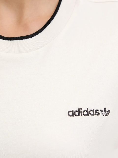 adidas Originals t-shirt bawełniany Graphic Loose T damski kolor biały JC7768