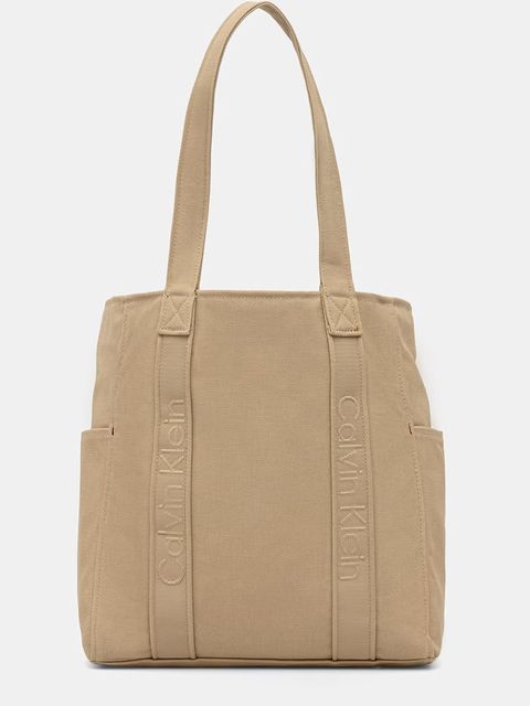 Calvin Klein torebka tote damska bawełniana - zdjęcie produktu nr 1