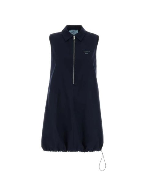 Prada mini poplin dress - Blue - zdjęcie produktu nr 1