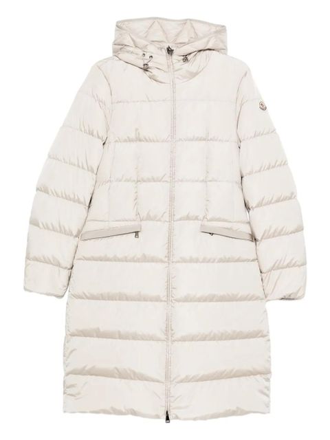 Moncler hooded quilted coat - Neutrals - zdjęcie produktu nr 1