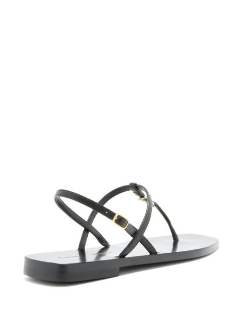 Proenza Schouler cross-strap flat sandals - Black