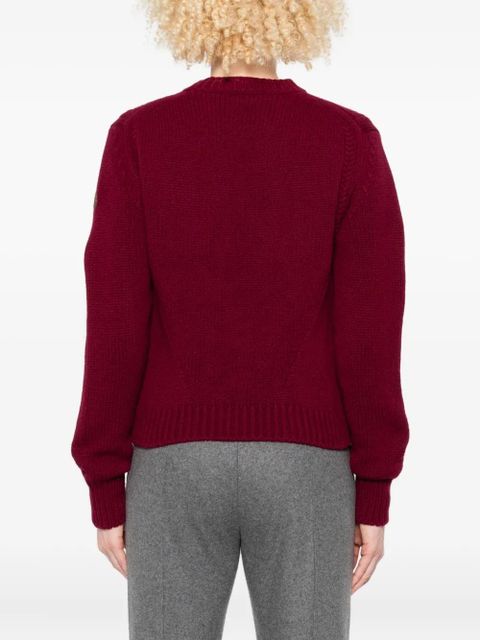Moncler round-neck sweater - Red