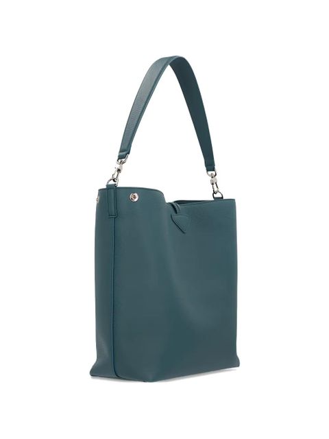 Longchamp Le Roseau silver-tone hardware tote bag - Blue - zdjęcie produktu nr 2