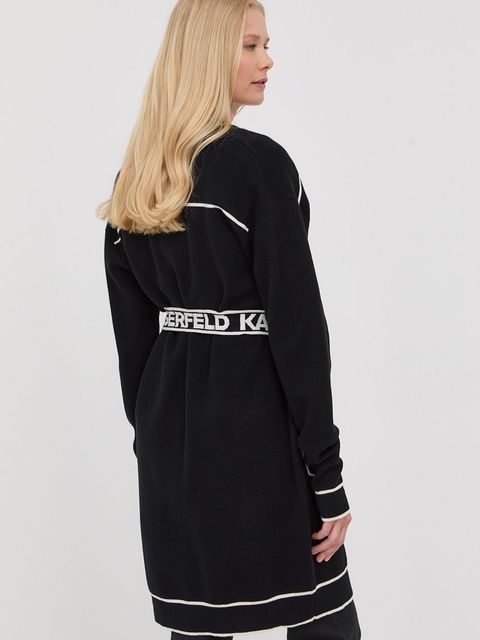 Karl Lagerfeld kardigan z domieszką wełny 221W2003