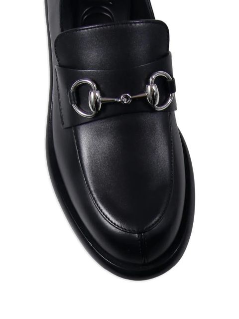 Gucci Horsebit heeled loafers - Black