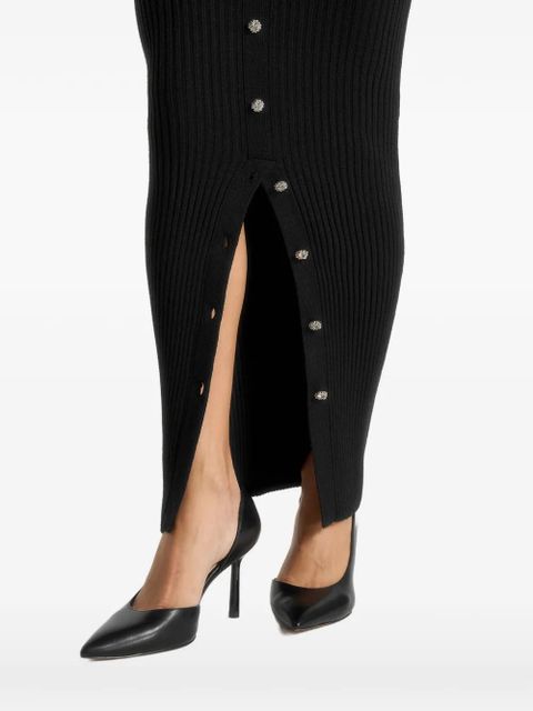 Manière De Voir Assia buttoned maxi dress - Black