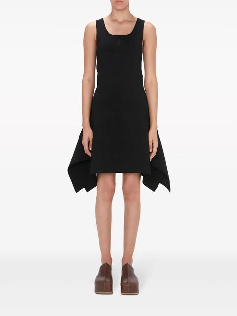 JW Anderson asymmetric-hem midi skirt - Black