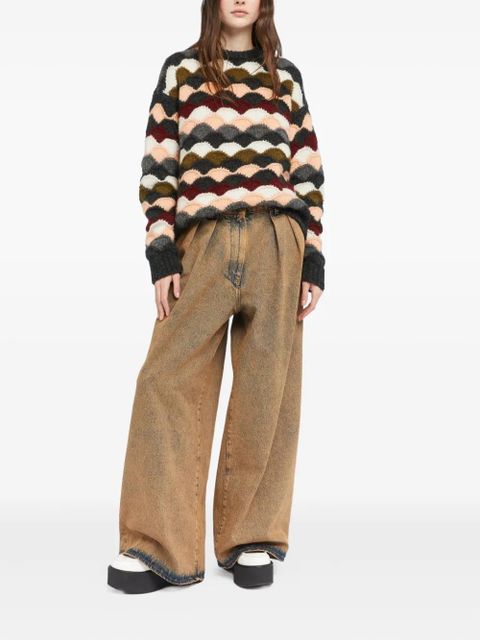 Alanui Shattered Stripes sweater - Grey - zdjęcie produktu nr 2