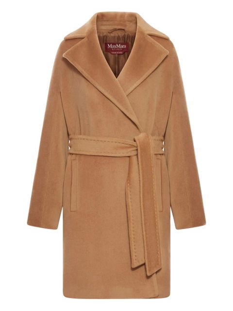 Max Mara belted wool coat - Brown - zdjęcie produktu nr 1