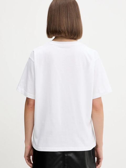 Guess Jeans t-shirt bawełniany damski kolor biały W5YI25 K8HM0 - zdjęcie produktu nr 2