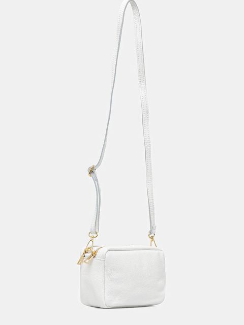 Answear.LAB torebka skórzana kolor biały