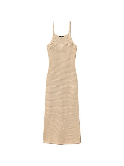 TWINSET floral-appliqué dress - Neutrals - zdjęcie produktu nr 1