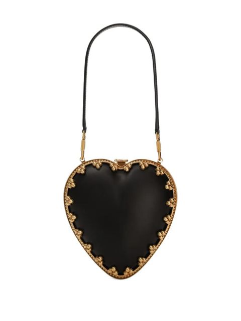 Dolce & Gabbana heart-shape clutch bag - Black