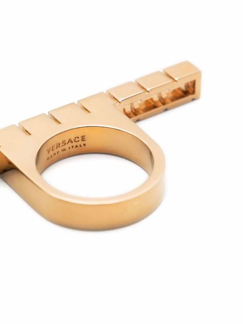Versace Greca duster ring - Gold