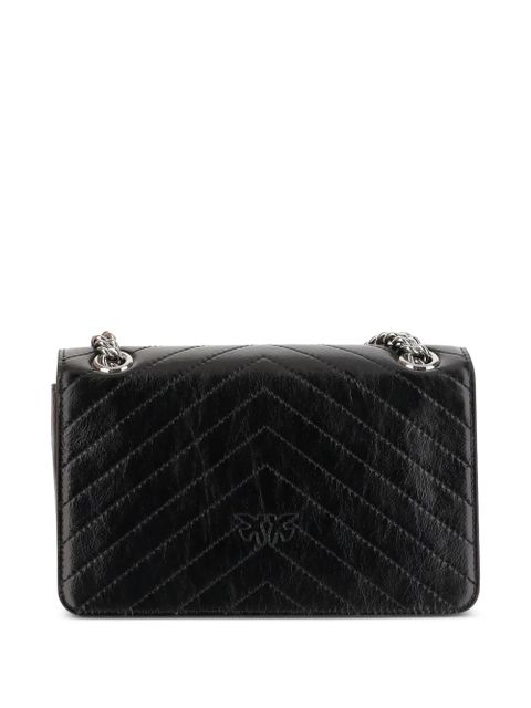 PINKO Classic Love quilted shoulder bag - Black - zdjęcie produktu nr 2