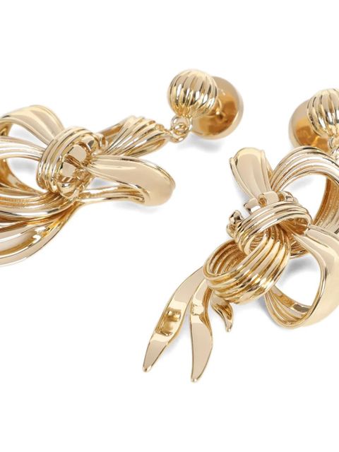 Miu Miu bow-shaped earrings - Gold - zdjęcie produktu nr 2