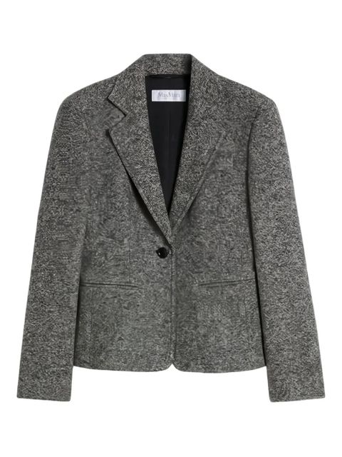 Max Mara single-button tweed blazer - Grey - zdjęcie produktu nr 1