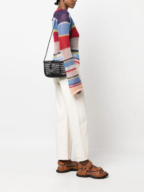 DRAGON DIFFUSION small Grace leather basket bag - Black - zdjęcie produktu nr 2