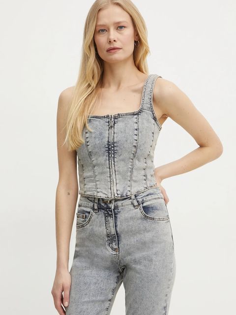 Patrizia Pepe bluzka jeansowa - zdjęcie produktu nr 1