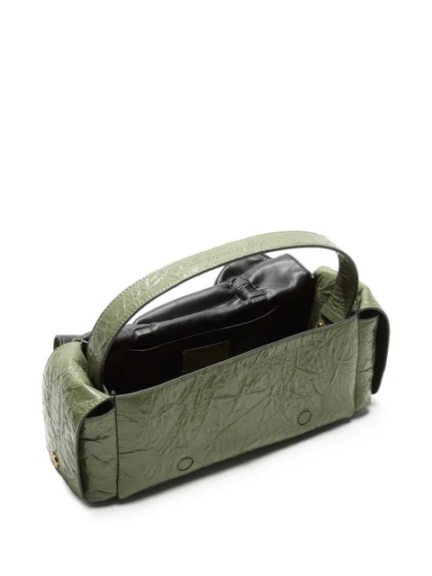 Acne Studios drawstring gathered shoulder bag - Green