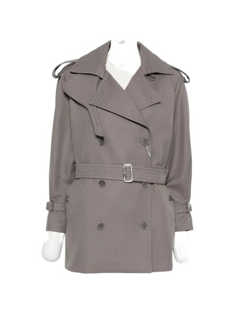 Max Mara Cacio double-breasted belted trench coat - Grey - zdjęcie produktu nr 1