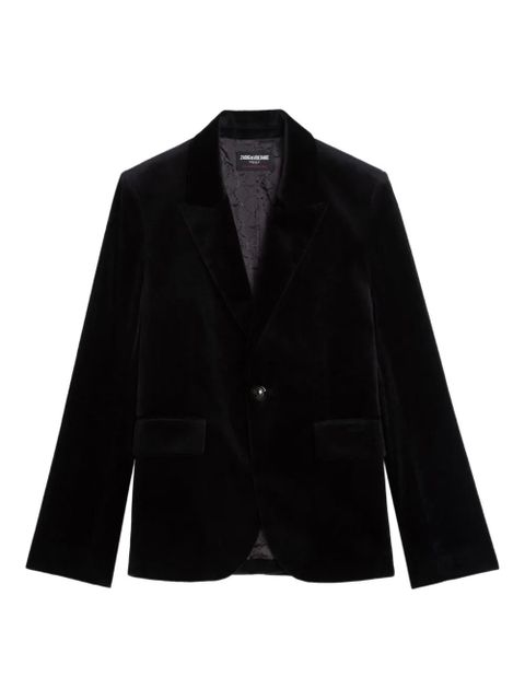 Zadig&Voltaire Vavy velvet blazer - Black - zdjęcie produktu nr 1