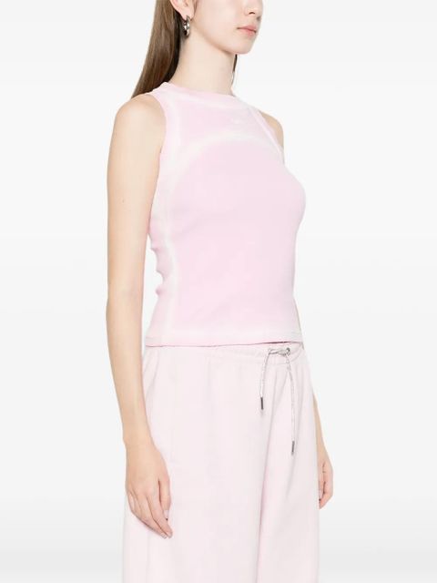 Off-White Spray- Off-Stamp ribbed tank top - Pink