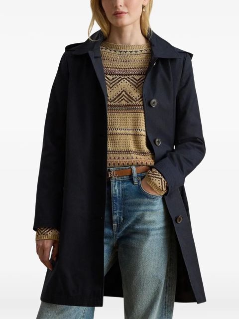 Lauren Ralph Lauren hooded button-up coat - Blue - zdjęcie produktu nr 2