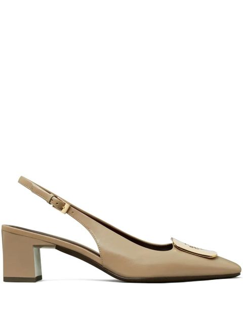 Tory Burch Georgia 55m slingback pumps - Neutrals - zdjęcie produktu nr 1