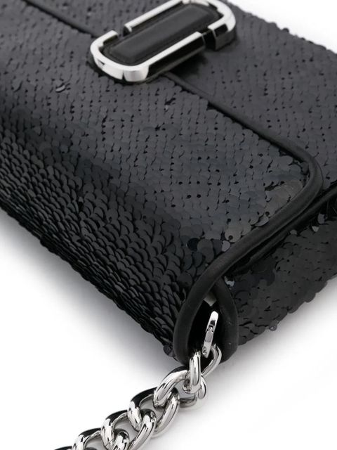 Marc Jacobs The Sequin J Marc shoulder bag - Black