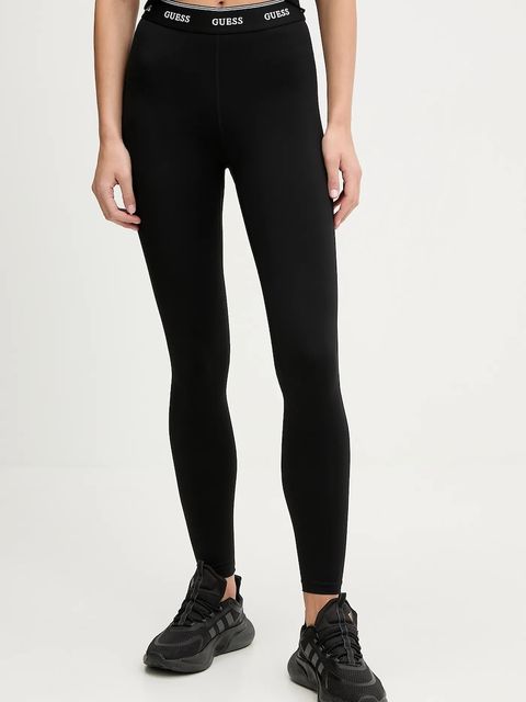 Guess legginsy ALBA damskie kolor czarny gładkie V5BB06 K1942 - zdjęcie produktu nr 1