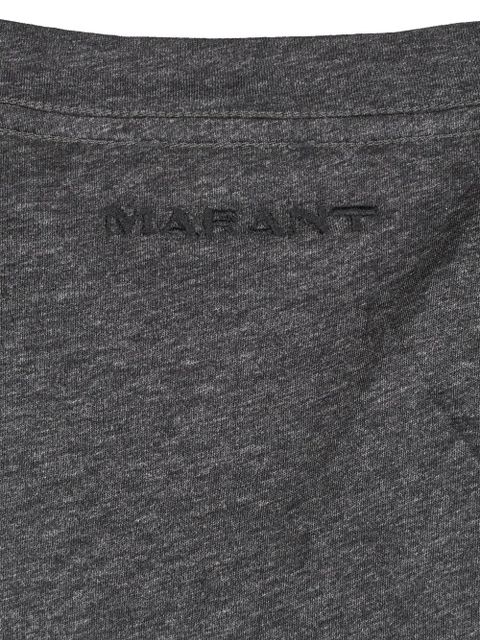 MARANT ÉTOILE buttoned T-shirt - Grey