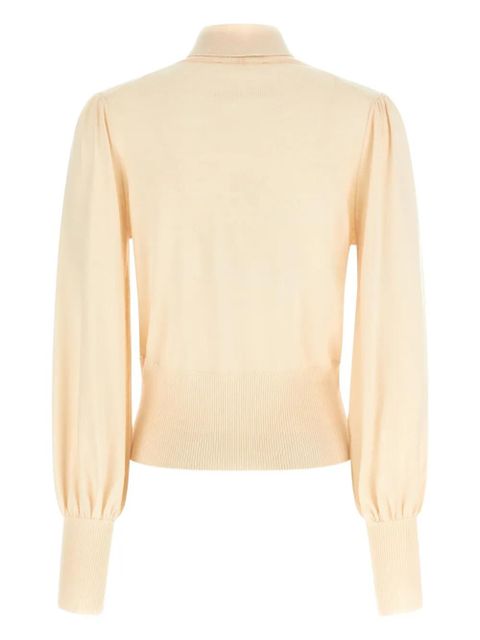 ZIMMERMANN pussybow puff-sleeve blouse - Neutrals
