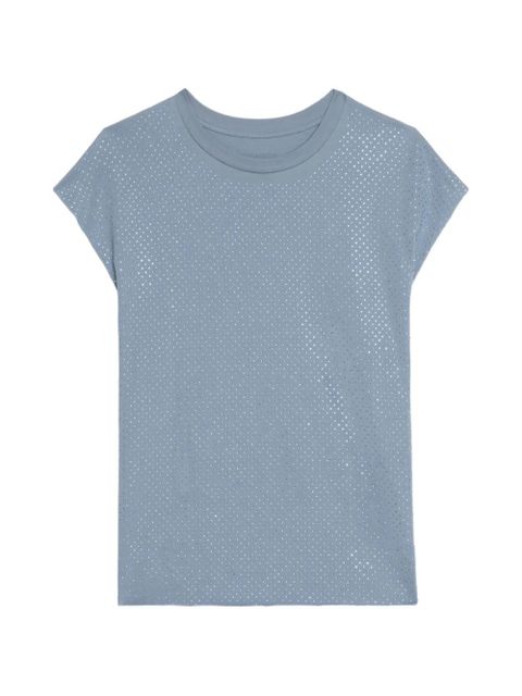 Zadig&Voltaire Cloe rhinestone T-shirt - Blue - zdjęcie produktu nr 1