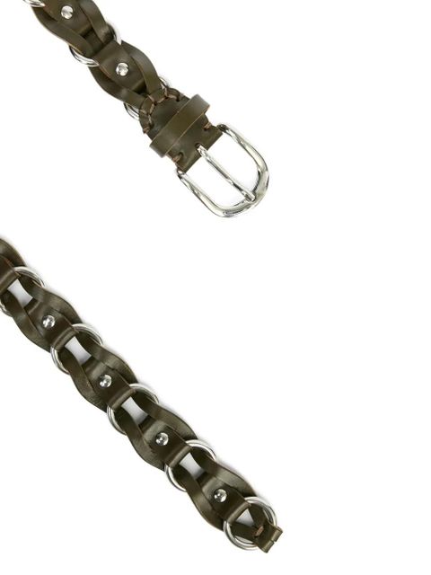 ISABEL MARANT Bali leather belt - Green