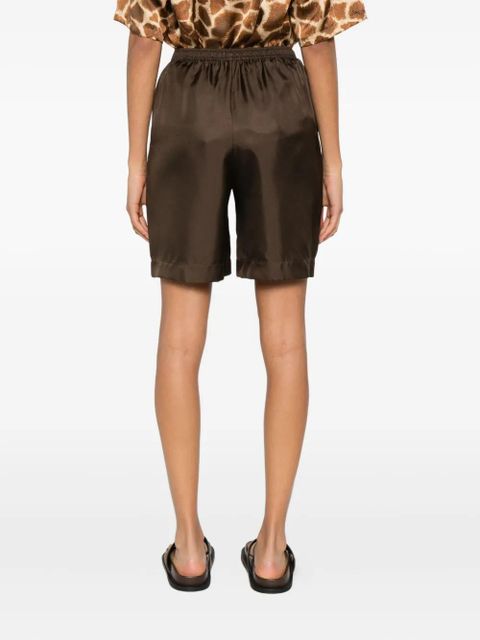 LouLou de Saison Zinia elasticated shorts - Brown