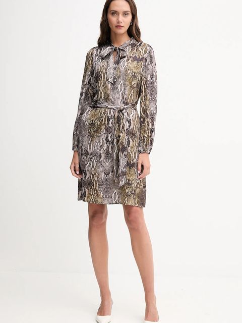 Marc Aurel sukienka kolor zielony mini rozkloszowana 6570-1000-24809