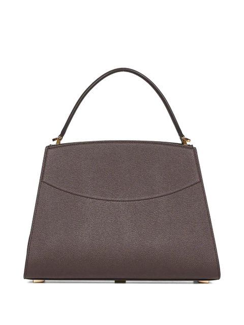 Ferragamo Gancio-clasp hammered calfskin tote bag - Testa di m testa di moro - zdjęcie produktu nr 2