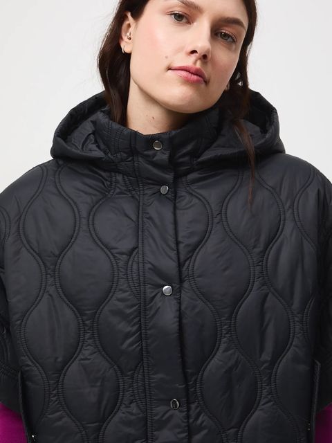 Medicine poncho kolor czarny przejściowa oversize