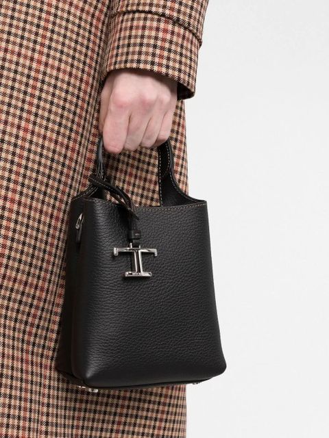 Tod's logo-plaque tote bag - Black - zdjęcie produktu nr 2