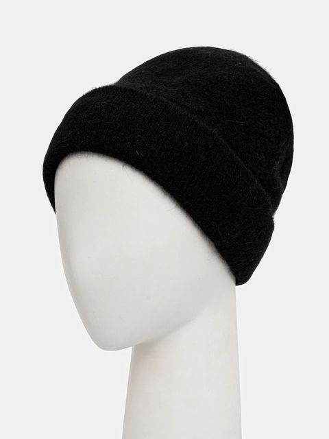 Filippa K czapka z dodatkiem wełny kolor czarny 31309 - zdjęcie produktu nr 2