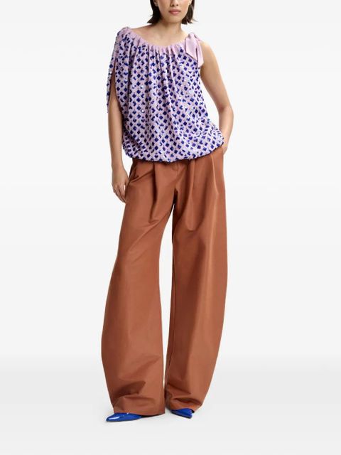 Essentiel Antwerp Jocelyn tie-detail blouse - Pink - zdjęcie produktu nr 2