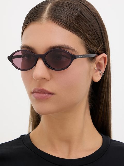 Jimmy Choo okulary przeciwsłoneczne okrągłe damskie - zdjęcie produktu nr 2