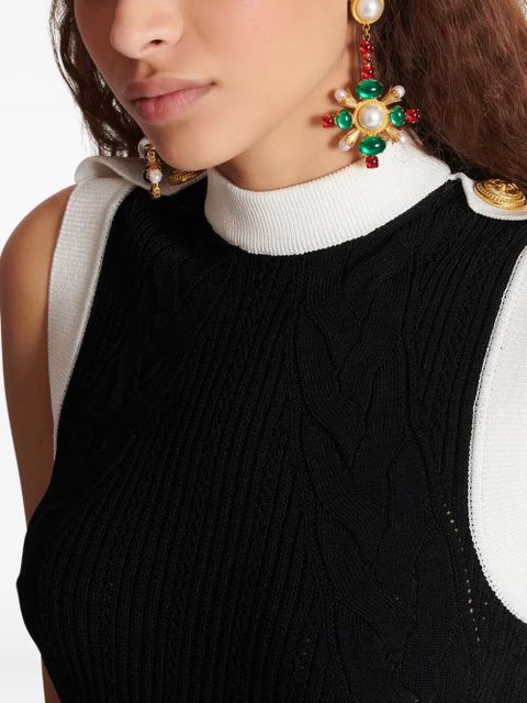 Balmain Baroque pendant earrings - Gold - zdjęcie produktu nr 2