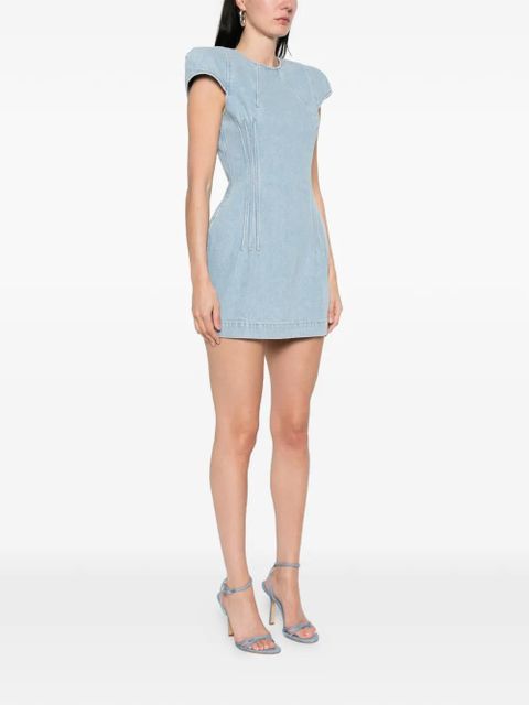 Magda Butrym panelled mini dress - Blue