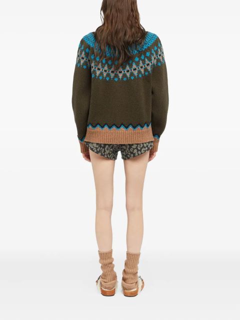 Alanui Sweet Winter cardigan - Green - zdjęcie produktu nr 2