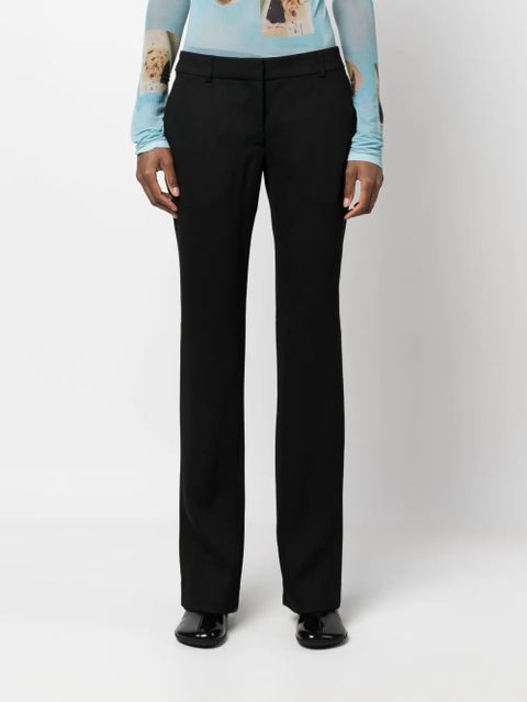 Acne Studios low-rise flared trousers - Black
