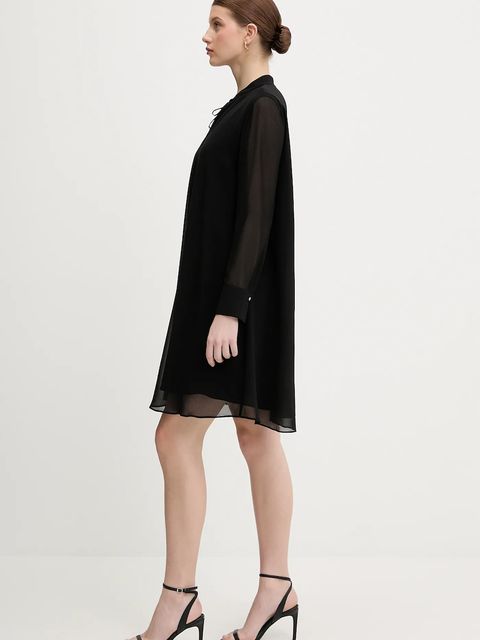 Joop! sukienka kolor czarny mini oversize 30101741 - zdjęcie produktu nr 2