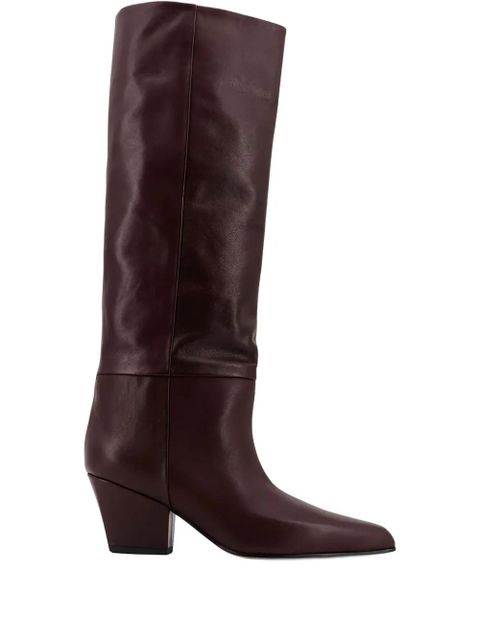 Paris Texas 60mm Jane leather knee-high boots - Brown - zdjęcie produktu nr 1