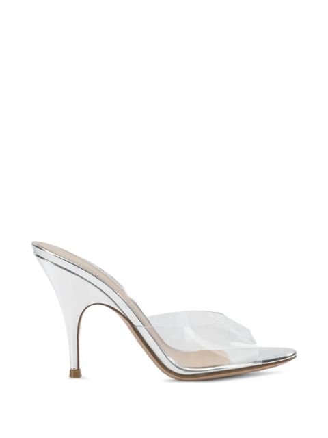 Gianvito Rossi Sofia transparent metallic-finish pumps - White - zdjęcie produktu nr 1